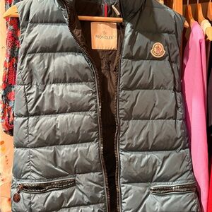 Moncler Dark Green Puffer Vest
